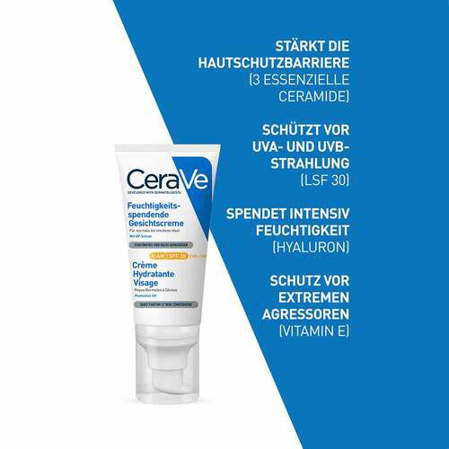 CERAVE feuchtigkeitsspendende Gesichtscreme SPF 30